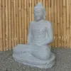  Product image 2 of the product “Seated Buddha made of Riverstone in Dhyana position - gesture of meditation, H. 80cm. ”